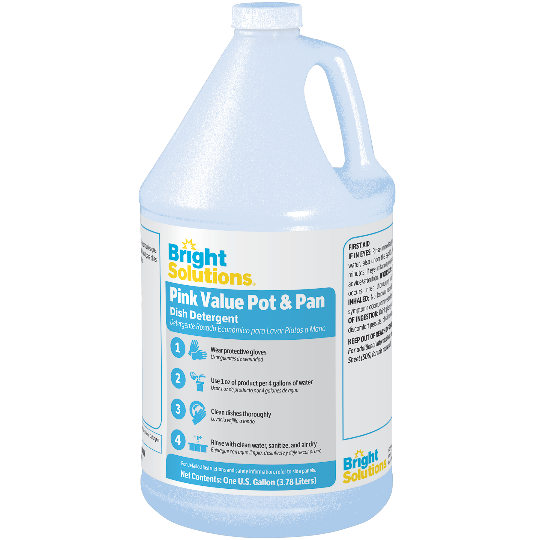 Pink Value Pot & Pan Manual Detergent