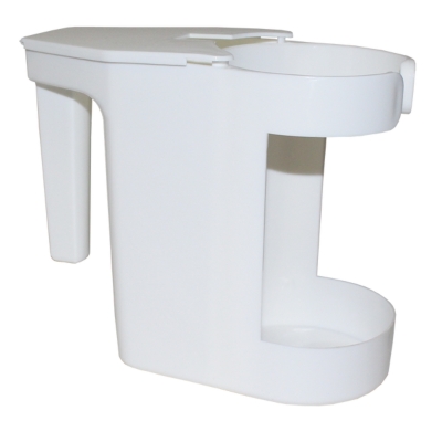 White Toilet Bowl Caddy W/Handle