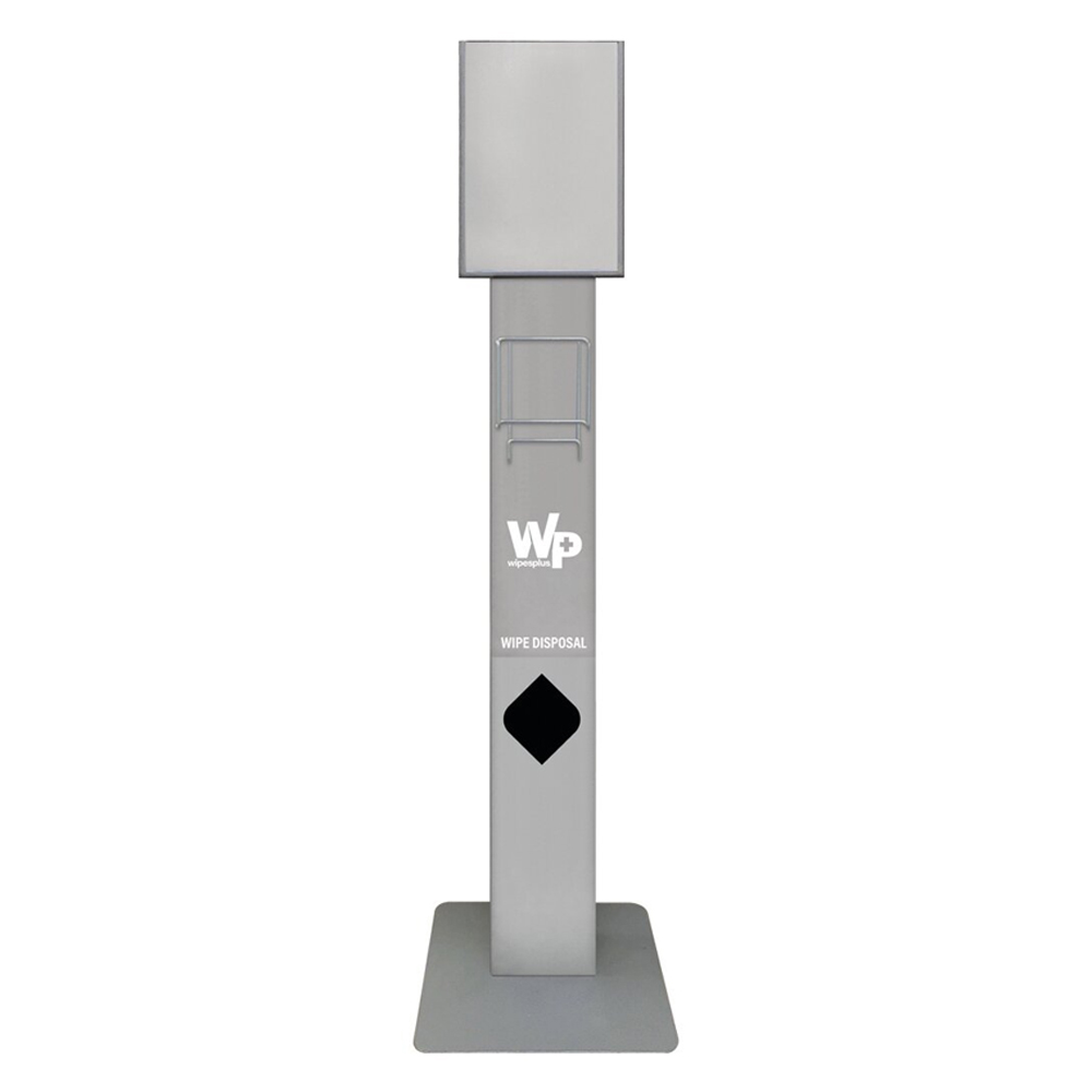 1/CS WipesPlus® Cart Wipe Stand 14.6" - Gray