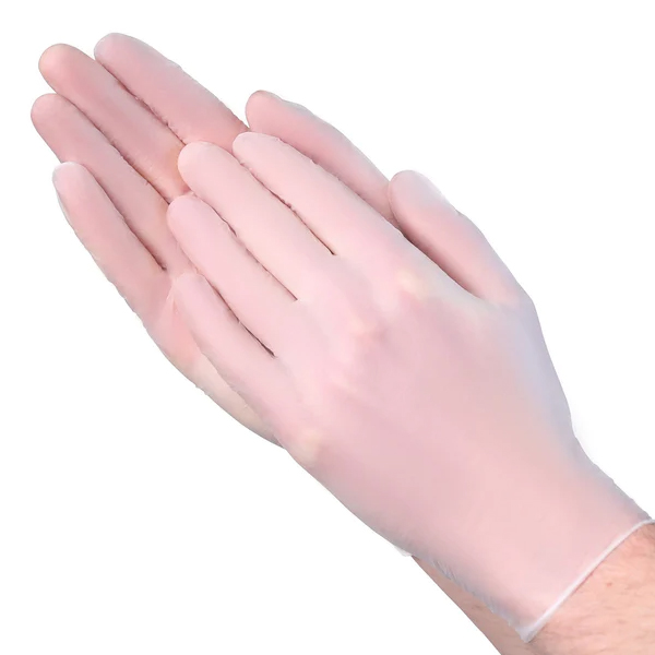 10/100 SM Vinyl PF 3mil Clear GP Gloves