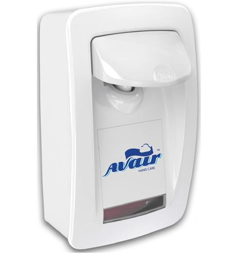 AVAIR White Deco Manual Soap/Sanitizer Dispenser