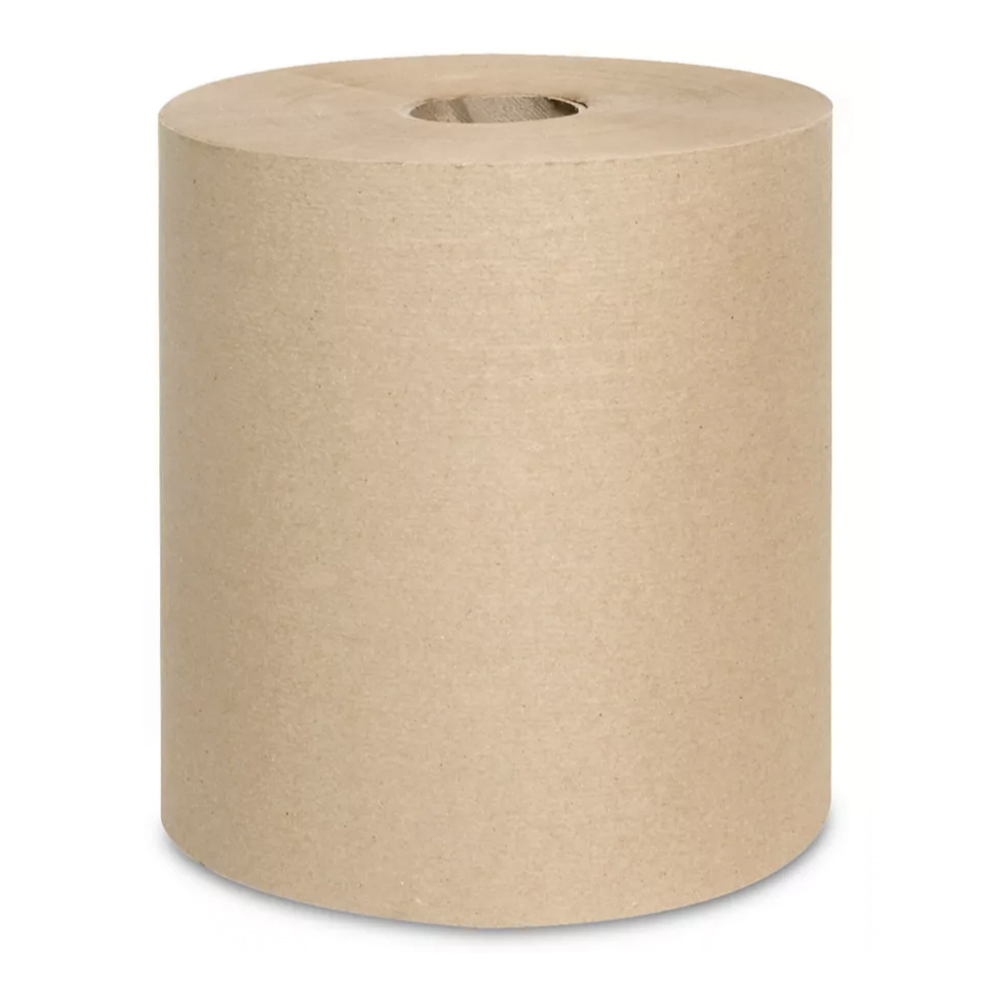 6/800CS Avair™ 7.8" Brown Hardwound Universal Roll Towel