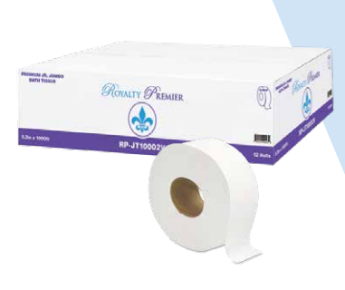 12/1000 JRT BATH TISSUE 2PLY 3.3" WIDE