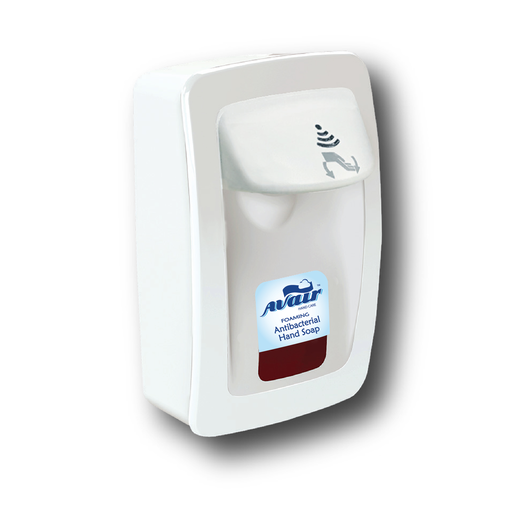 EZFoam® White DS M-Fit No Touch Soap/Sanitizer Dispenser