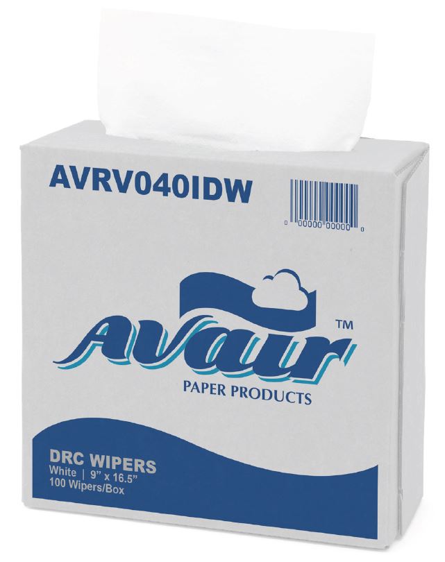 9/100 Avair V40 HW DRC;Wht Wiper IF Dispenser