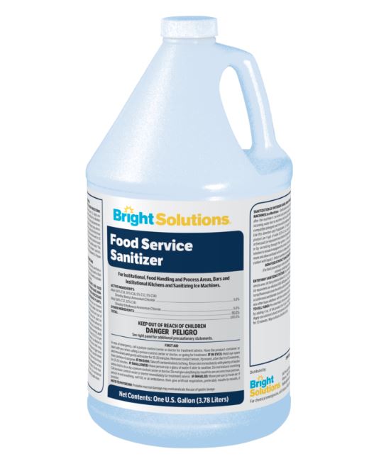 Bright Solutions Food Service Sanitizer - Gal. 4/cs