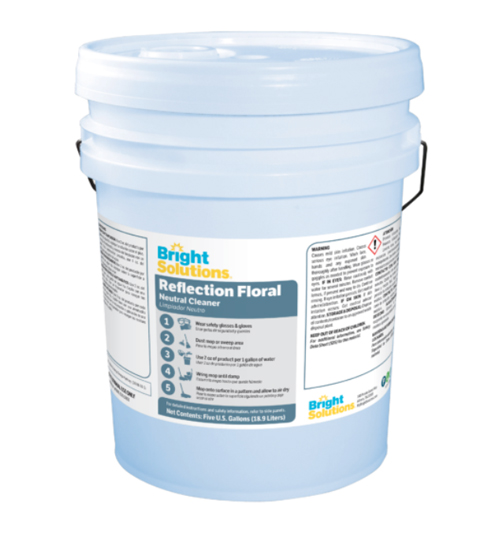 Bright Solutions Reflection Floral Damp Mop - 5 Gal.. ea
