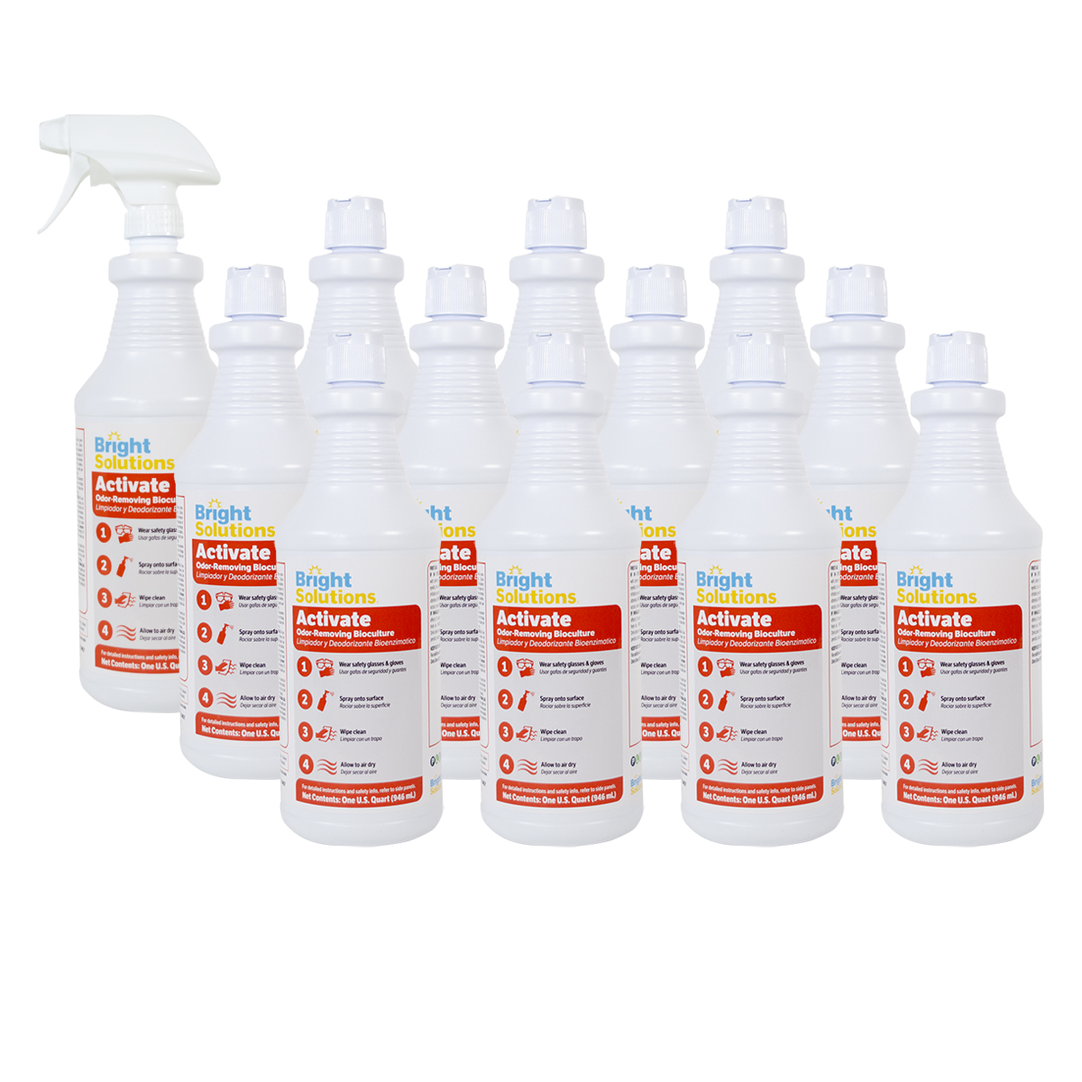 Bright Solutions® Activate Odor-Removing Bioculture - 12qt/cs