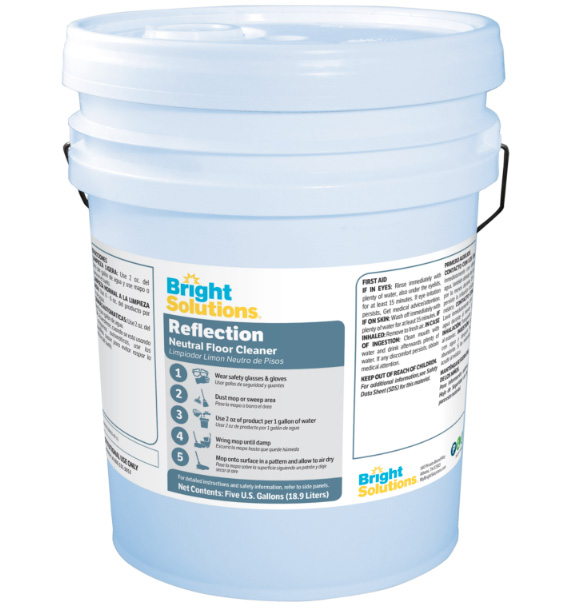 Bright Solutions Reflection Neutral Floor Cleaner-5 Gal.. ea