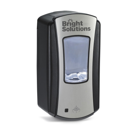 4/1200ml Bright Solutions® LTX-12™ Touch-Free Dispenser, Chrome/Black