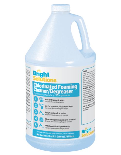 Bright Solutions Chlorinated Foaming Clnr/Degreaser -Gal. 4/cs
