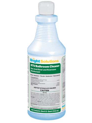 Bright Solutions[TM] RTU Bathroom Cleaner - Qt.. 12/cs