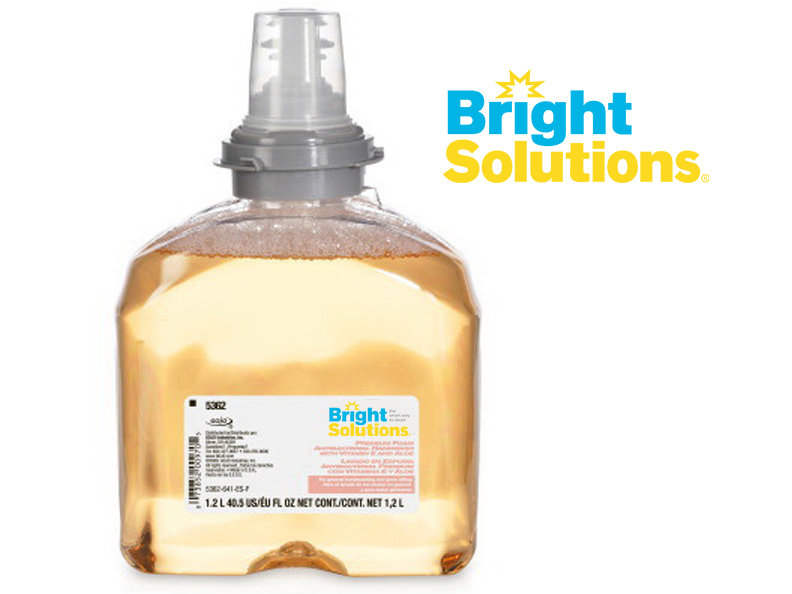 Bright Solutions® Premium Foam Antibacterial Handwash, 2/1200ml