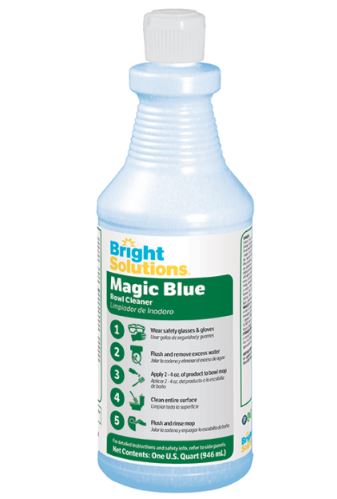 Bright Solutions Magic Blue Bowl Cleaner - Qt.. 12/cs