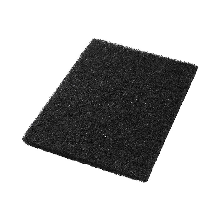 14"X20" Black Stripping Rectangle Floor Pads, 5/cs