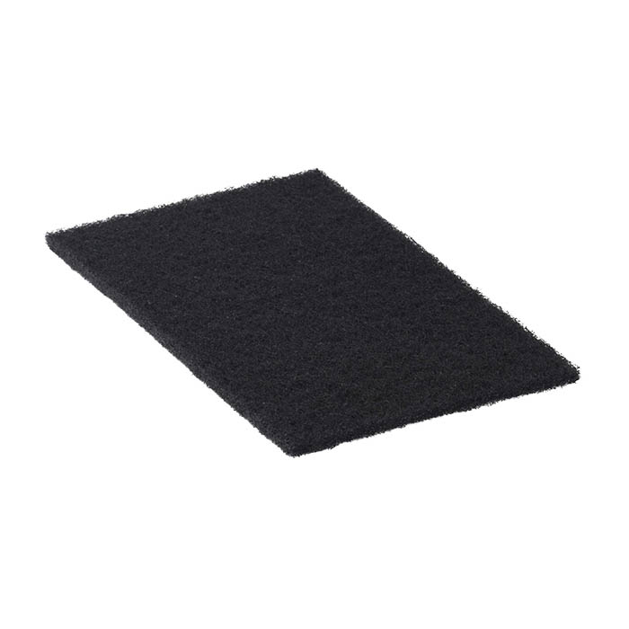 Black Heavy Duty Hand Pad 6x9, 60/cs