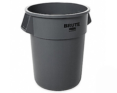 BRUTE® Container without Lid, 55 gal