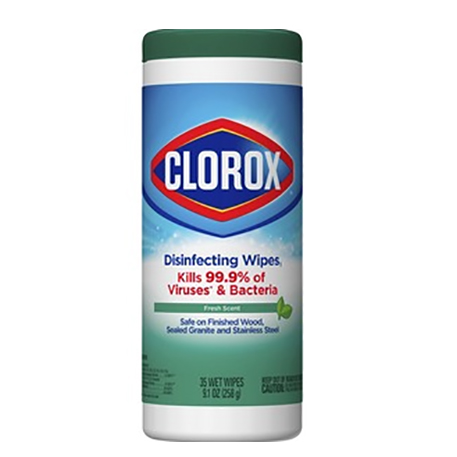 Clorox Disinfecting Wipes, Fresh Scent, 12/35ct