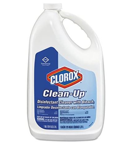 Clorox Clean-Up Disinfectant Cleaner w/Bleach, 128 oz., 4/cs