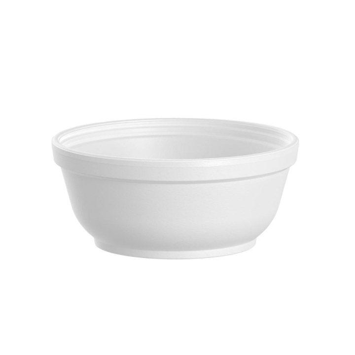 J Cup® Dart Foam White Bowl - 8 oz,, 1000cs