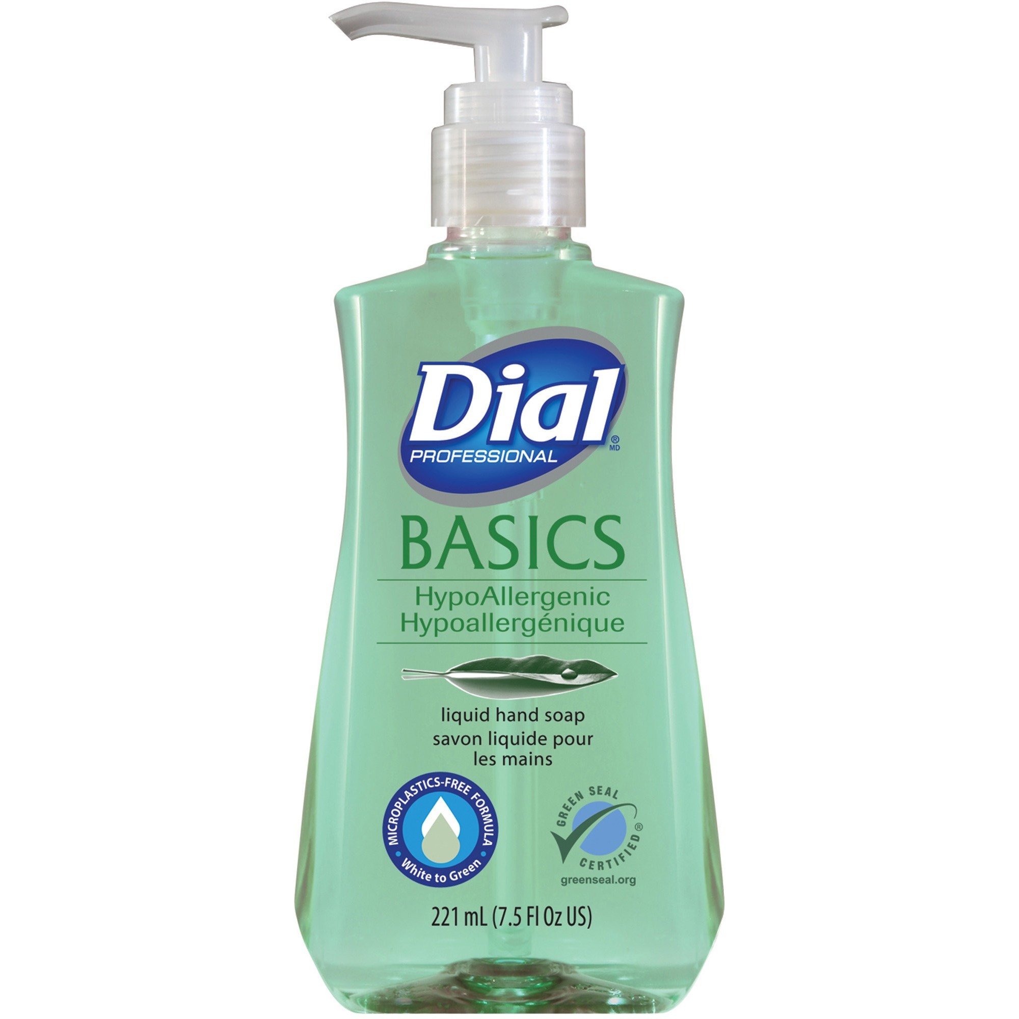 12/cs Dial Basics Liquid Hand Soap 7.5oz Pump