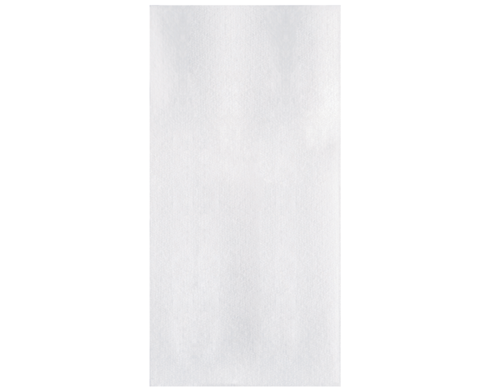 4/75 White 15x17 Dinner Napkins, Linen-Like, Disposable