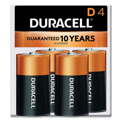 4/pk Duracell D Battery
