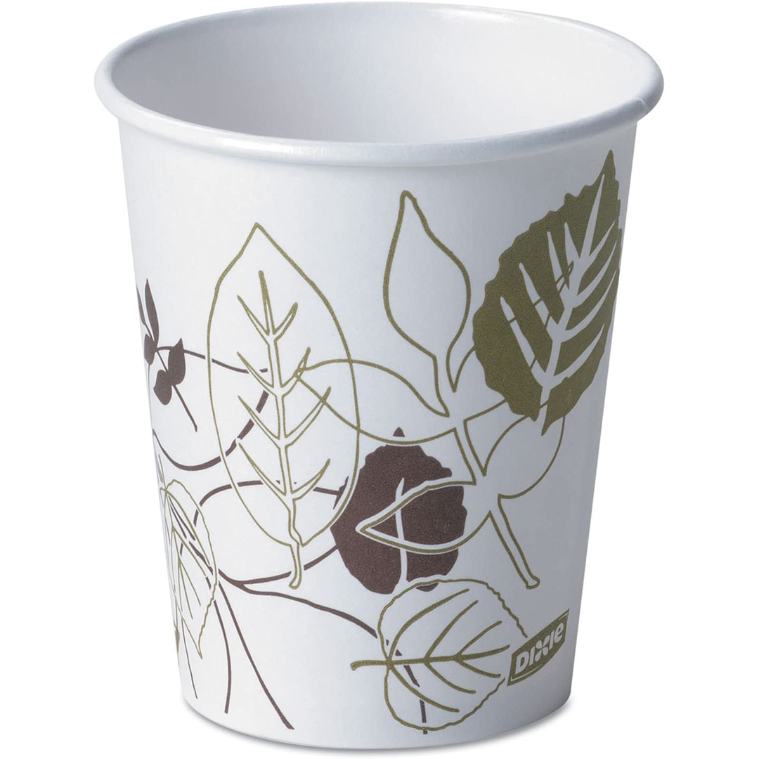 20/50 10oz Dixie Pathway Paper Hot Cups