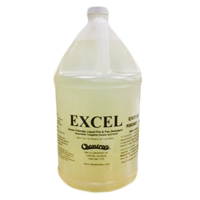 Excel Pot & Pan Detergent, 4/1Gal