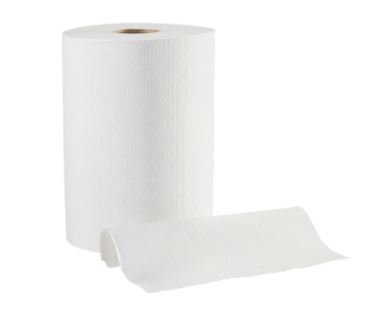 12/350 Pacific Blue Basic™ White Universal Roll Towel Hrt 7.87