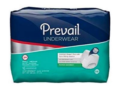 Underwear Prevail Pull On Small / Medium Disposable Heavy Absorbency
