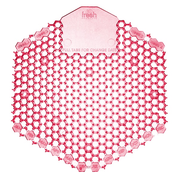 60/CS Wave 3D Urinal Screen - Kiwi Grapefruit