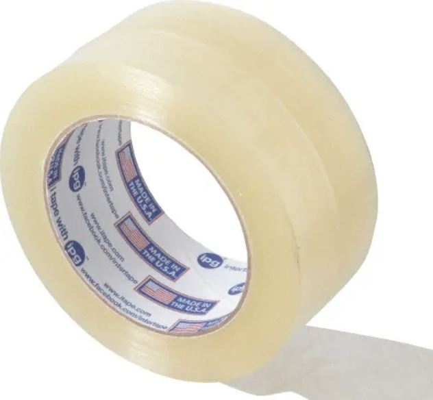 2" x 110 Yd Clear Acrylic Adhesive Sealing Tape