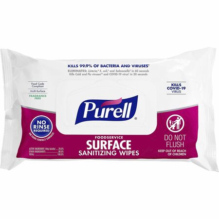 12/cs Purell surface sanitizing wipes