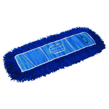 6/cs 60" Blue Dust Mop Launderable 5" Width