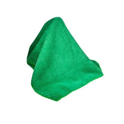 10/bg Green Microfiber 16x16 Cloth Light