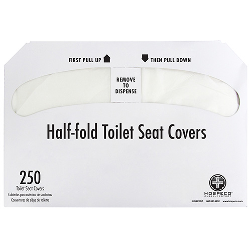 20/250 1/2 Fold Toilet Seat Covers White 5000cs