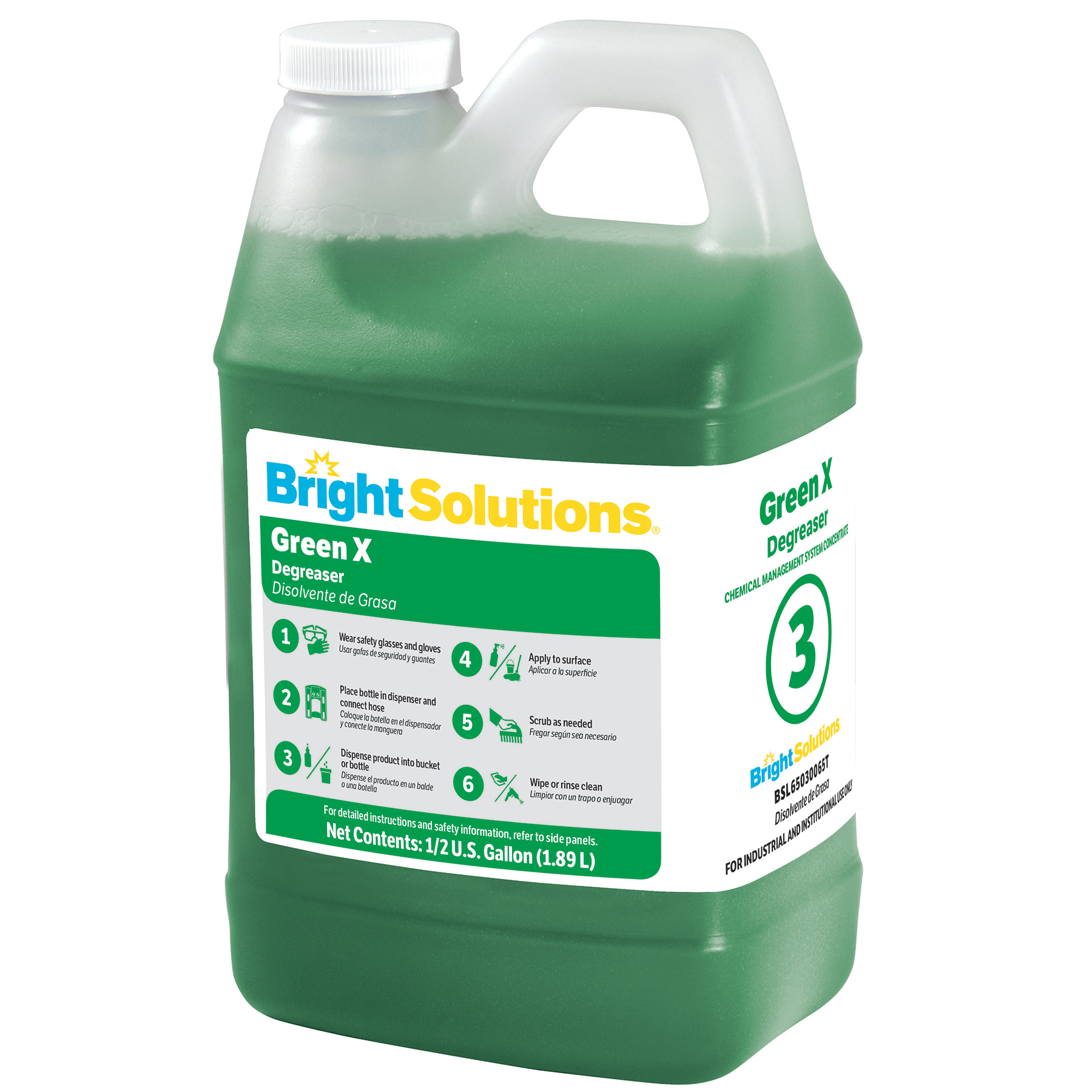 4/64OZ Bright Solutions Green X Degreaser #3