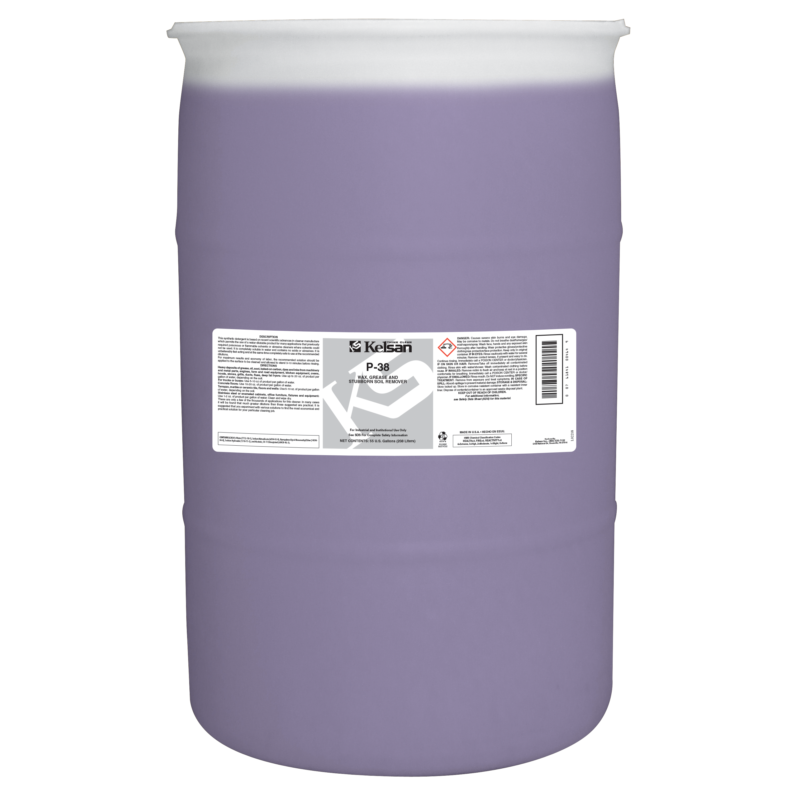 P-38 Degreaser, 55Gal