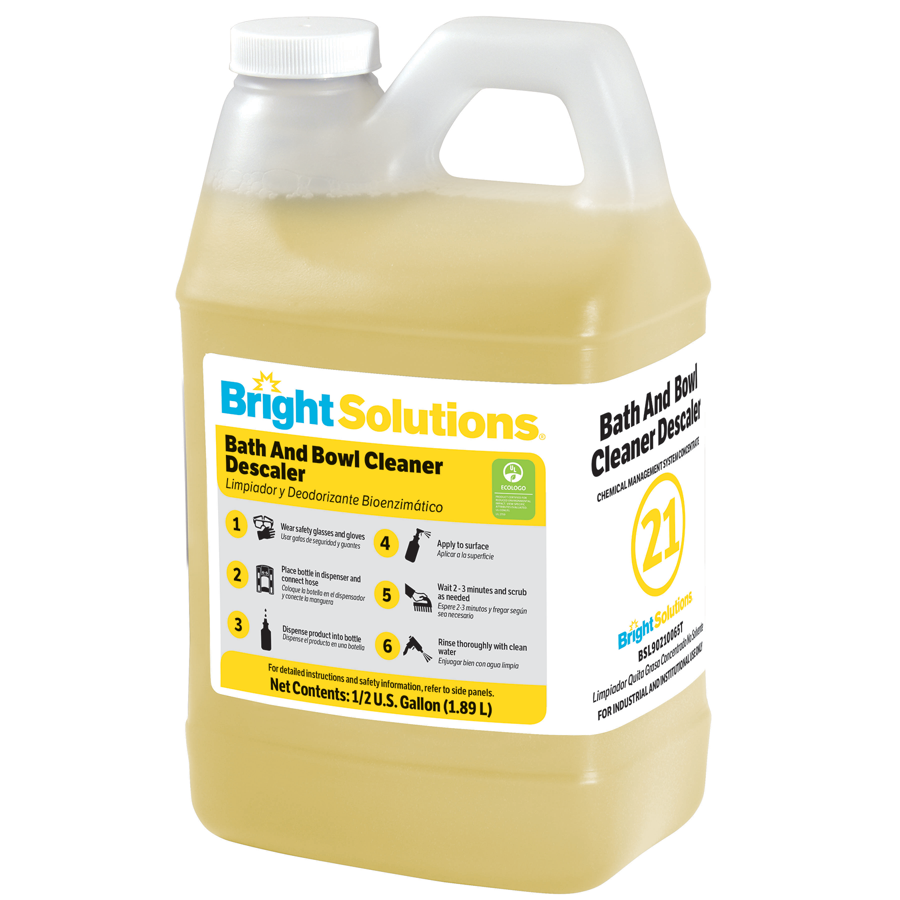 Bright Solutions® Bath and Bowl Cleaner Descaler #21 - 4/64oz