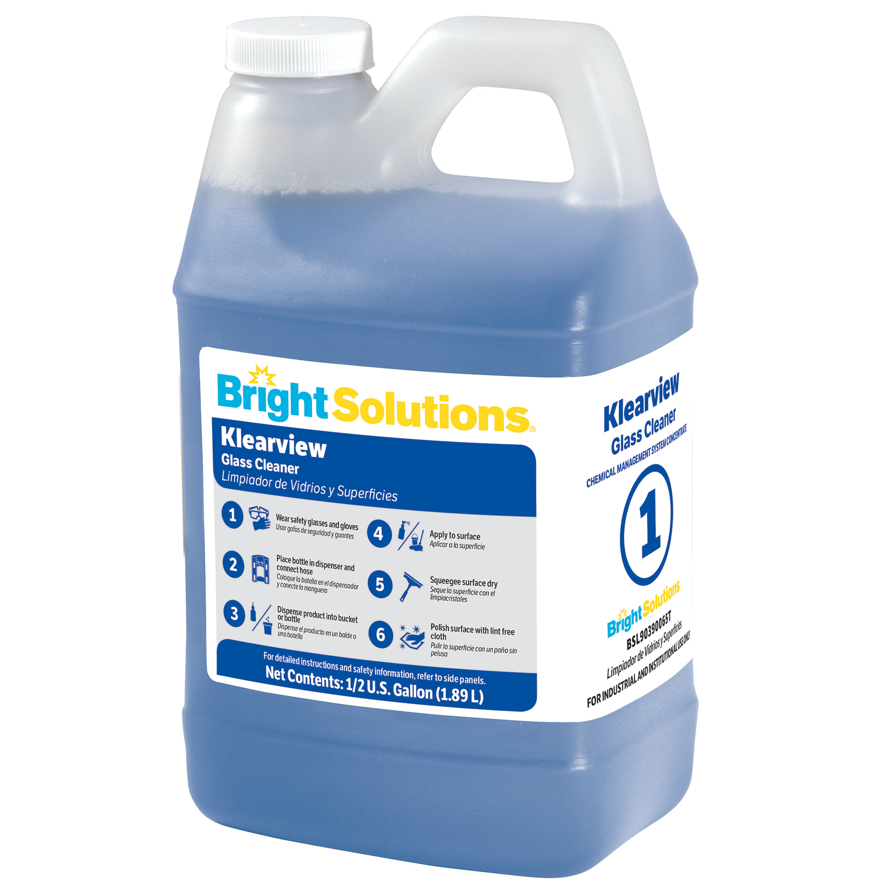 Bright Solutions® Klearview Glass Cleaner #1 - 4/64oz