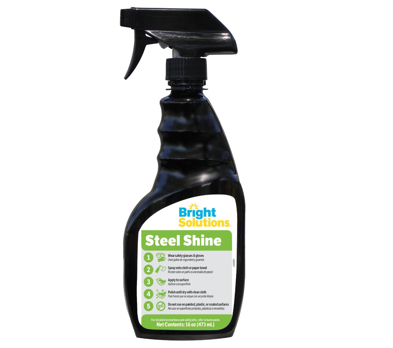 6/1qt Steel Shine Stainless Steel Cleaner. For cleaning, polishing and protecting stainless steel in the following industries: Kitchens & food service, Food processing systems, Industrial machinery, Bath fittings, and Automotive