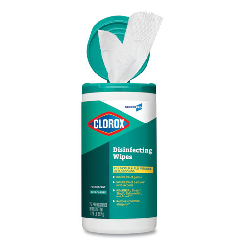 Clorox Disinfecting Wipes Fresh Scent, 6/75ct