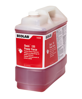 Ecolab[R] Oasis 135 Power Force Premium Degreaser - 2.5 Gal.. ea