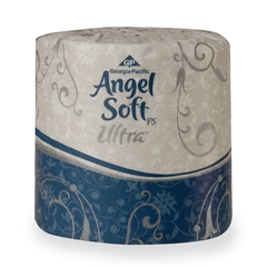 GP Angel Soft Ultra Professional Series ™ White 2-Ply Premium Embossed Bathroom Tissue, 60/400