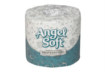 GP Angel Soft Professional Series® White 2-Ply Premium Embossed Bathroom Tissue, 40/450 - EPA