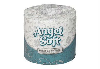 GP Angel Soft Professional Series® White 2-Ply Premium Embossed Bathroom Tissue, 80/450