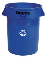 S/o 32g Brute Recycle Container no Lid Blue
