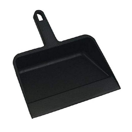 12" Black Plastic Dust;Pan Image 1