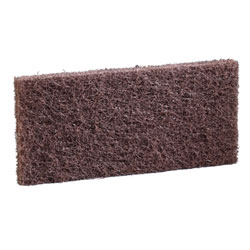 3M[TM] Brand Doodlebug[TM] Brown Scrub 'n Strip Pad No. 8541. 4/5/cs